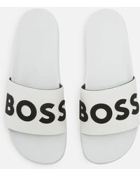 hugo boss slide sandals