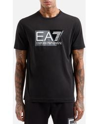 EA7 - Pima Visibility Cotton T-shirt - Lyst