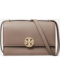Tory Burch - Miller Pebble-grain Leather Shoulder Bag - Lyst