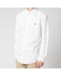 Polo Ralph Lauren - Custom Fit Oxford Long Sleeved Shirt - Lyst