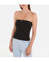 Tommy Hilfiger - Essential Jersey Tube Top - Lyst
