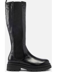 dune black riding boots