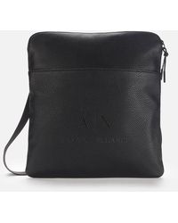 ARMANI EXCHANGE - Flat Cross Body Bag - Lyst