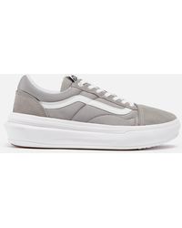 Vans - Overt Old Skool Suede And Canvas Trainers - Lyst