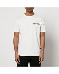 Napapijri - Kotcho Reverse Graphic Cotton-jersey T-shirt - Lyst
