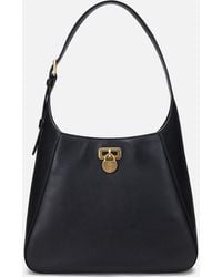 Ralph Lauren - Tanner Leather Shoulder Bag - Lyst