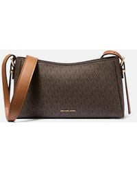 MICHAEL Michael Kors - Moore Faux Leather Pouchette Bag - Lyst