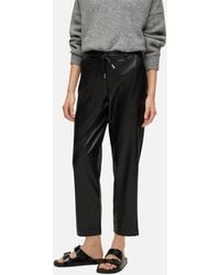 BOSS - Tacora Faux Leather Trousers - Lyst