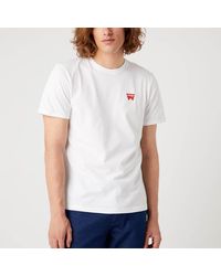 Wrangler - Sign Off Cotton T-shirt - Lyst