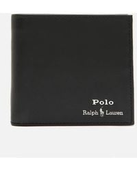 Polo Ralph Lauren - Smooth Leather Bifold Coin Wallet - Lyst