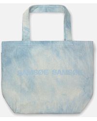 Samsøe & Samsøe - Safrinka Denim Shopper Tote Bag - Lyst
