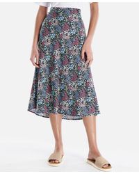Barbour - Willowherb Floral-print Lyocell Midi Skirt - Lyst