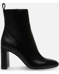 Steve Madden - Adelisa Pull-Tab Faux-Leather Heeled Ankle Boots - Lyst