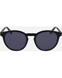 Calvin Klein - Injected Ck Acetate Round-frame Sunglasses - Lyst