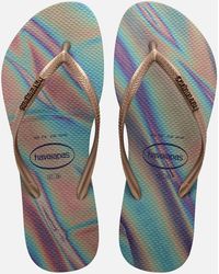 Cosmic Koi Iridescent Flip Flops | Flop, Flip flops, Flip flop sandals