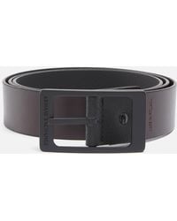 Armani Exchange - Reversible Leather Belt - Lyst