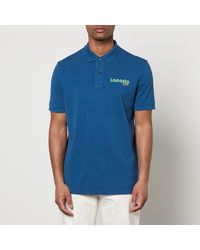 Lacoste - Retro Logo Cotton-piqué Polo Shirt - Lyst