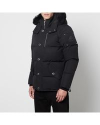 Moose Knuckles - 3Q Shearling-Trimmed Nylon And Cotton-Blend Down Coat - Lyst