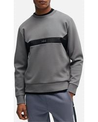 BOSS - Salbon Cotton-blend Sweatshirt - Lyst