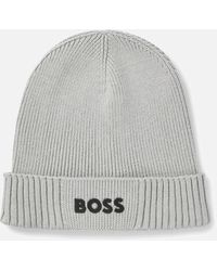 BOSS - Asic Beanie X Hat Light One Size - Lyst