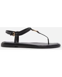 COACH - Jessica Leather Sandals - Lyst