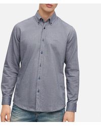 BOSS - Rickert Oxford Cotton Shirt - Lyst