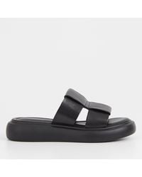 Vagabond Shoemakers - Blenda Flatform Leather Mules - Lyst