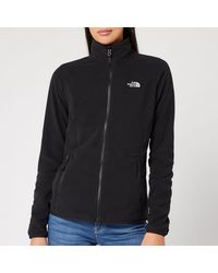 The North Face 100 Glacier Full Zip Fleece - Black