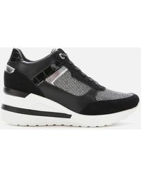 dune elouera wedge trainers