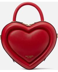 Kate Spade - Pitter Patter Heart Leather Bag - Lyst