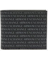 Armani Exchange - All Over Print Bifold Wallet - Lyst