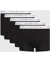 Tommy Hilfiger - Five-Pack Stretch-Cotton Boxer Trunks - Lyst