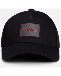 HUGO - Jude-pl Cotton-twill Cap - Lyst