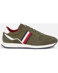 Tommy Hilfiger - Evo Mix Suede And Ripstop Trainers - Lyst