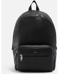 BOSS - Ray Faux Leather Backpack - Lyst