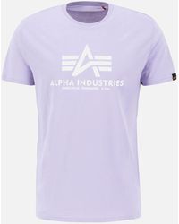 Alpha Industries - Basic Logo-printed Cotton-jersey T-shirt - Lyst