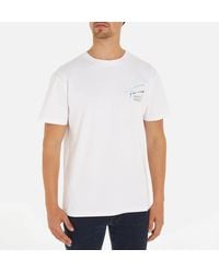 Tommy Hilfiger - Metallic Aop Cotton-jersey T-shirt - Lyst