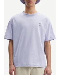 Samsøe & Samsøe - Joel Organic-Cotton Jersey T-Shirt - Lyst