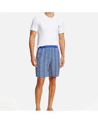 Calvin Klein Short Sleeve T-shirt + Shorts Pj Set - Blue