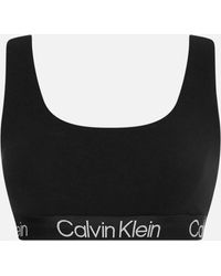 Calvin Klein Modern Structure Unlined Bralette - Black