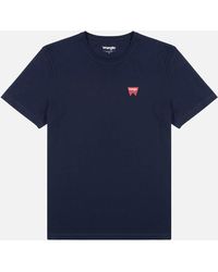 Wrangler - Sign Off Logo Cotton T-Shirt - Lyst