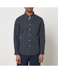 Portuguese Flannel - Atlantico Stripe Cotton-seersucker Shirt - Lyst