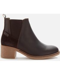 barbour black ankle boots