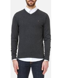 Tommy Hilfiger V-neck sweaters for Men - Up to 54% off at Lyst.com