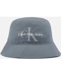 Calvin Klein - Essential Cotton-twill Bucket Hat - Lyst
