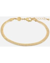 Katie Loxton - The Curated Collection Ciana Snake Gold-plated Chain Bracelet - Lyst