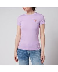 Guess Mini Triangle T-shirt - Purple