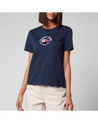 Tommy Hilfiger T-shirts for Women - Up to 71% off at Lyst.co.uk