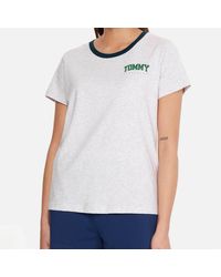 Tommy Hilfiger - League Organic And Recycled Cotton-jersey Short Pyjamas - Lyst