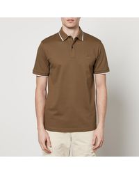 BOSS - Passertip Cotton-blend Piqué Polo Shirt - Lyst